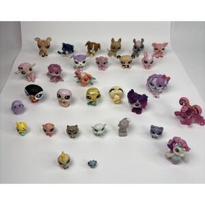 Littlest pet shop Huge/ Others Lot  Of 30 Figures. Pre- Owned